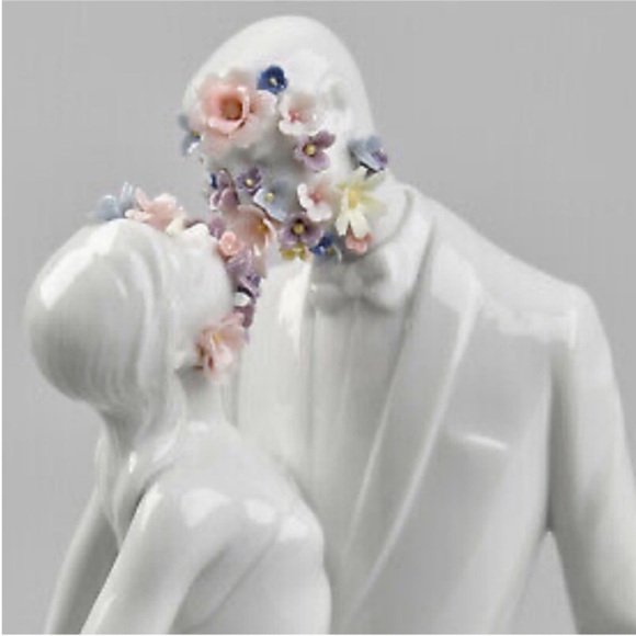 Lladro Love Statue Lladro Love II Lladro Kissing Couple The Kiss - Picture 3 of 16